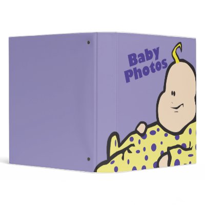 cute baby photos notebook album 3 ring binders by dooni_notebooks