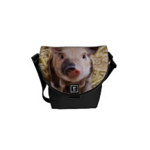 Cute Baby Piglet Farm Animals Barnyard Babies Courier Bags