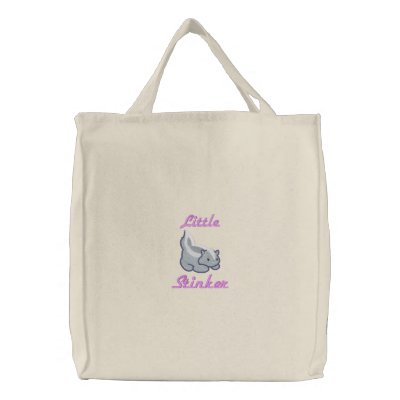 Cute Baby Skunk Little Stinker Bags by silly_strings