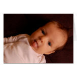 Cute Baby Sticking Out Tongue Greeting Card