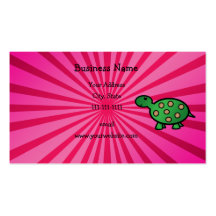 Cute baby turtle business cards