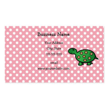 Cute baby turtle business cards