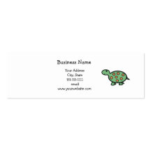 Cute baby turtle business cards
