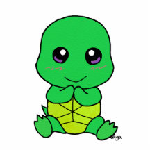 cute Baby turtle Photo Cutout