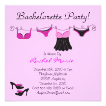 Cute Bachelorette Party Personalized Announcements