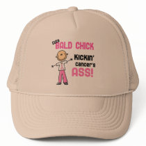 Cute Bald Chick Kicking Breast Cancer's Ass