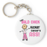 Cute Bald Chick Kicking Breast Cancer's Ass