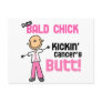 Cute Bald Chick Kicking Breast Cancer's Butt