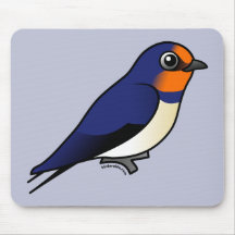 Cute Barn Swallow Mouse Pads