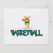 cute basketball creature mascot design custom flyer