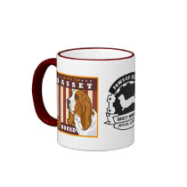Cute Basset Hound Mug