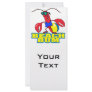 cute beach bum lobster cartoon graphic rack card