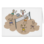 Cute Beach Volleyball Gift Card