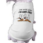Cute Beagle Cartoon Dog with Text pet clothing