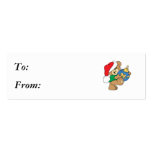 Cute Bear with Christmas Ornament business cards