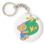 Cute Bear with Huge Honey Pot Keychains