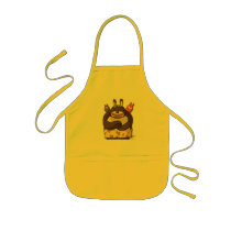 Cute Bears Funny Cartoon Characters Kawaii Apron