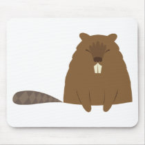 Cute Beaver Mousepad