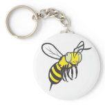 Cute Bee Flying Insect Keychains