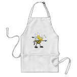Cute Bee Mom Mum Playing with Daughter aprons