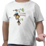 Cute Big Brother Monkey with Lil' Baby Sis Tshirts