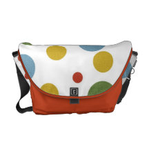 Cute Big Polka Dot Messenger Bag