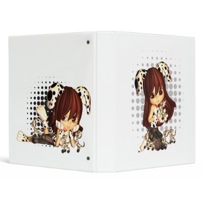 Cute binder with Moonies cutie pie and kittens by moonlake