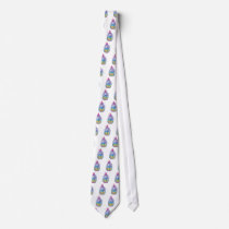 cute bird singing from cage neckwear