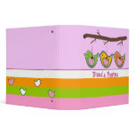 Cute Birdies Binders
