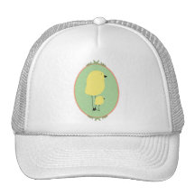 cute birdies mesh hat