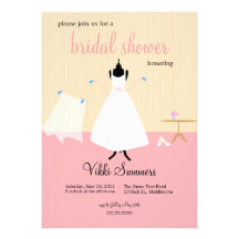 Cute Birds Bridal Shower Personalized Announcement