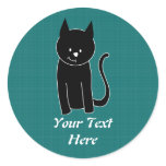 Cute Black Cat Sticker