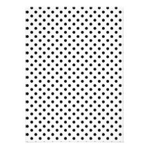 Cute Black White Polka Dots Pattern Personalized Invite
