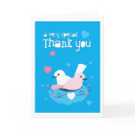 cute blue birds love very special thank you! cards