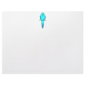 Cute Blue Budgie. Budgerigar Bird. Custom letterhead