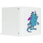 cute blue dragon monster creature binders