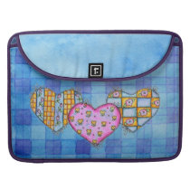 cute blue heart macbook sleeve macbook sleeves