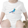 Cute Blue Jay Bird Cartoon Shirt