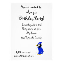 Cute blue jay custom announcement