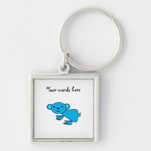 Cute Blue koala Key Chains