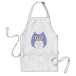 Cute Blue Owl Aprons