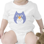 Cute Blue Owl Tee Shirts
