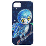 Cute Blue Pastel Owl