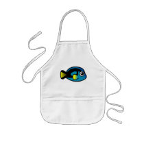 Cute Blue Tang Apron