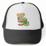Cute Book Worm and Reading Bear Hats