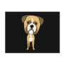 Cute Boxer Dog Cartoon Postcards