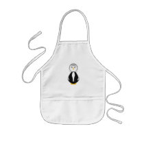 Cute Bride Penguin Aprons