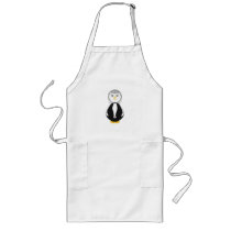 Cute Bride Penguin Apron