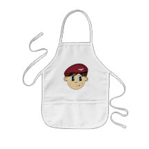 Cute British Red Beret Apron