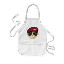Cute British Red Beret Apron